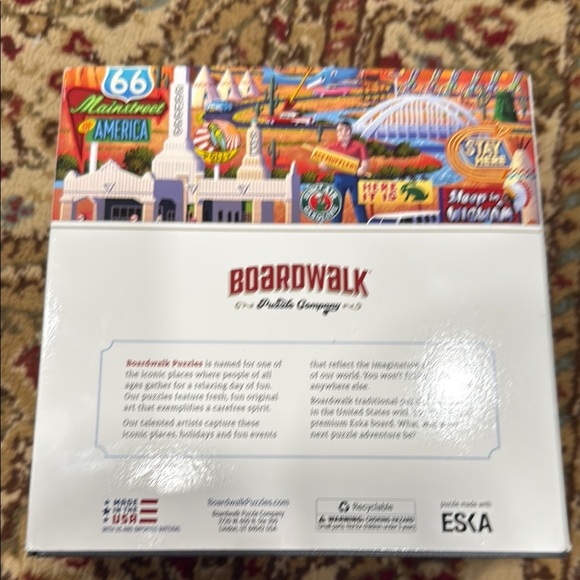 Buffalo Retro Americana Puzzle 1000 Pieces Vibrant Colors - Picture 4 of 8